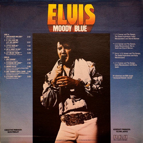 7” EP Elvis Presley Blue UK Original ELVIS PRESLEY - Blue Suede Shoes - 7